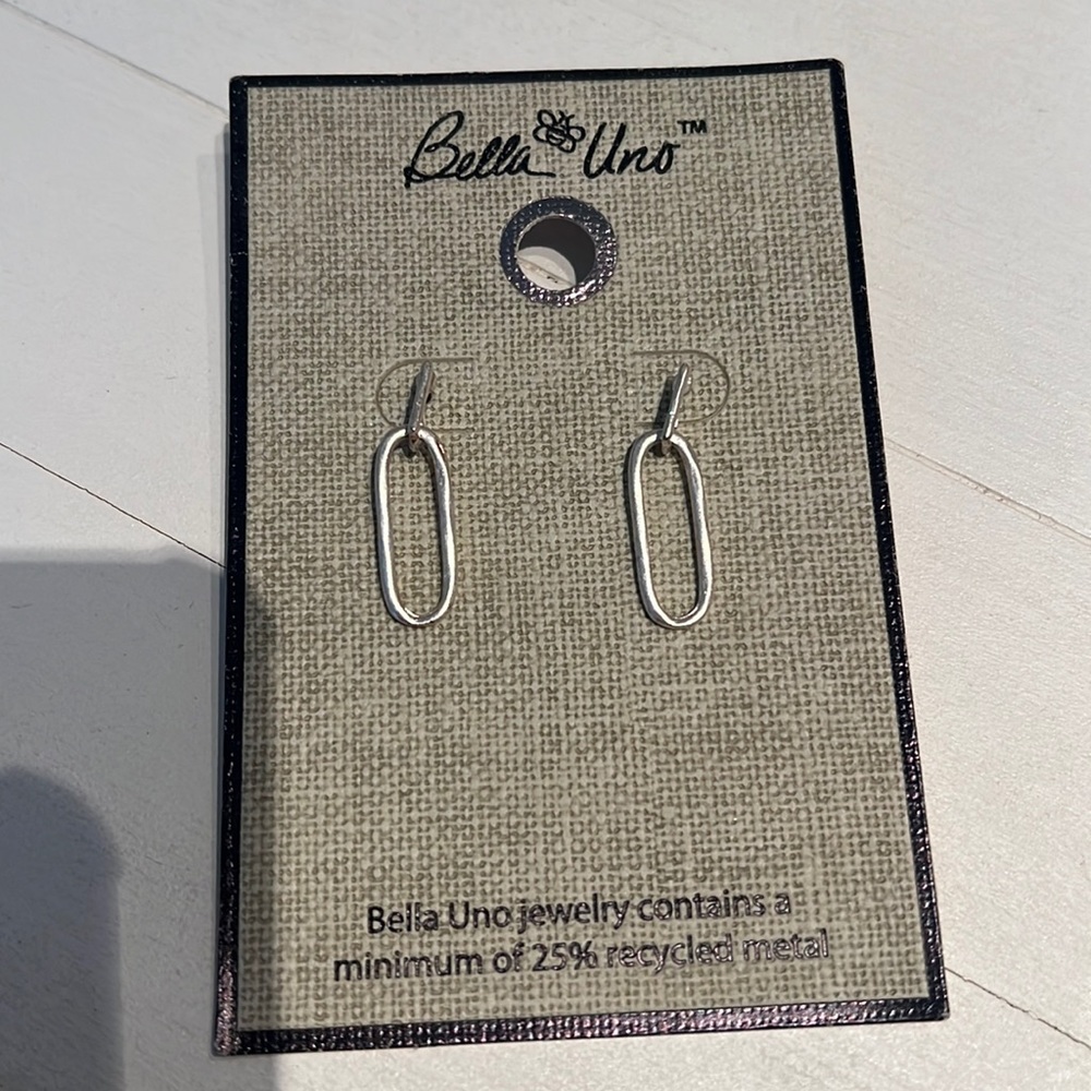 Silver earrings